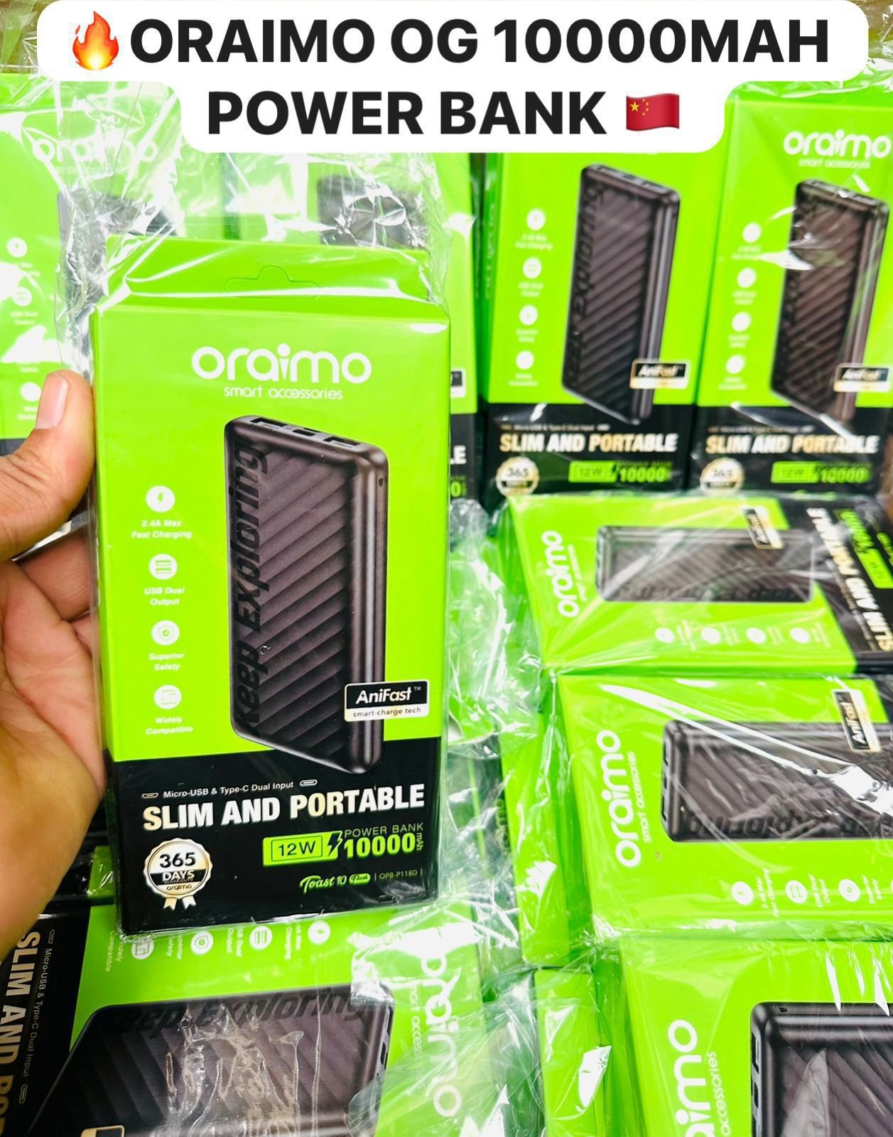 Oraimo 20000 mah Power Bank 
